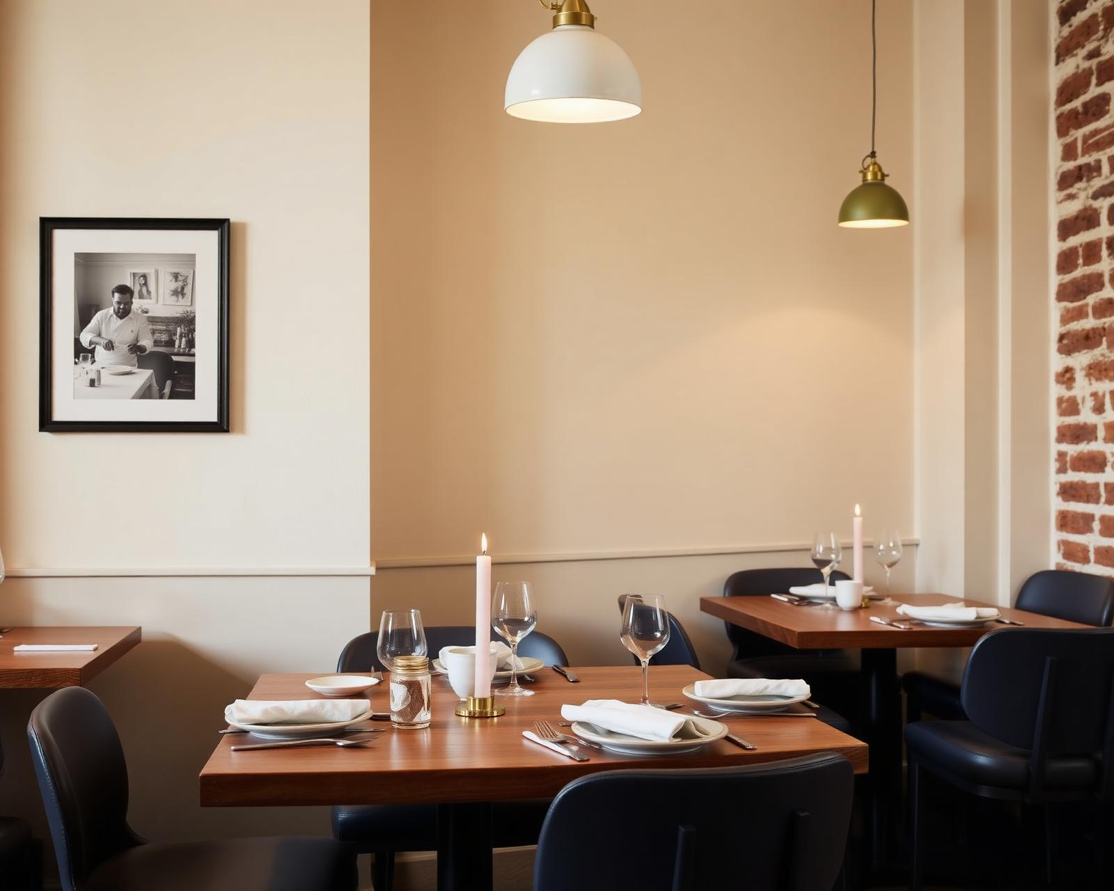 Dining at the chef's venue
